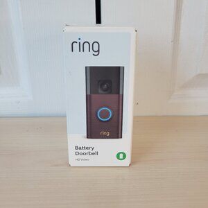 RING Battery Video Doorbell 2nd Generation Venetian Bronze Finish NEW in Box